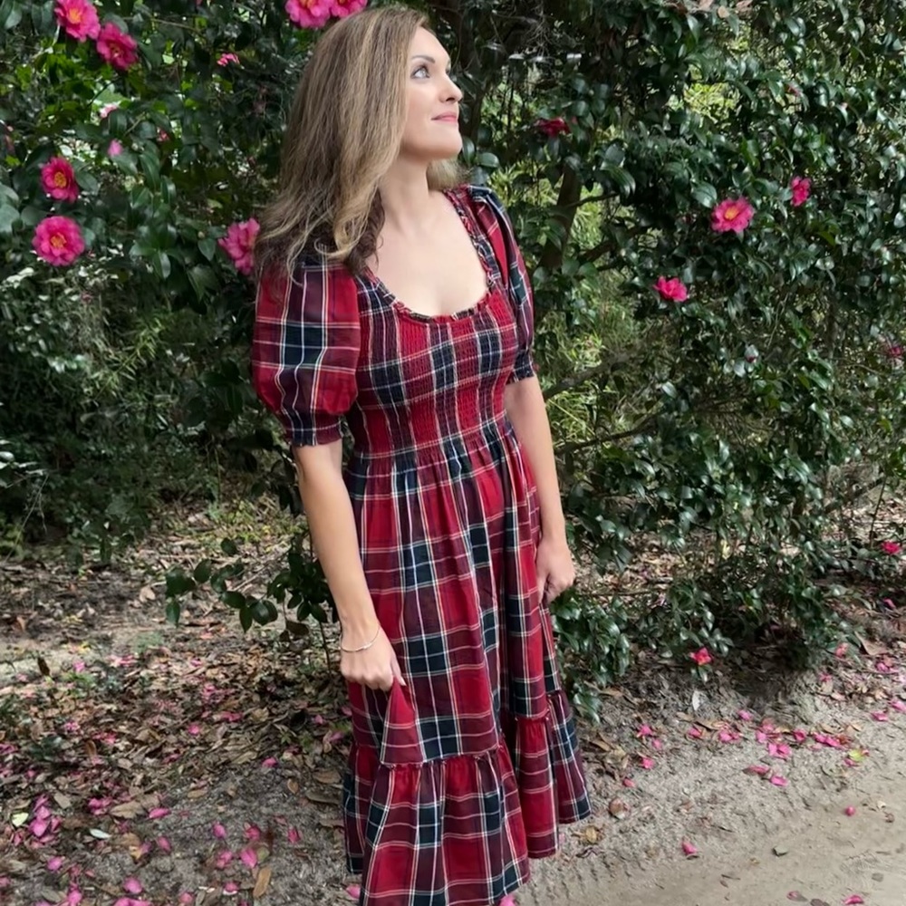 Hill house tartan plaid dress